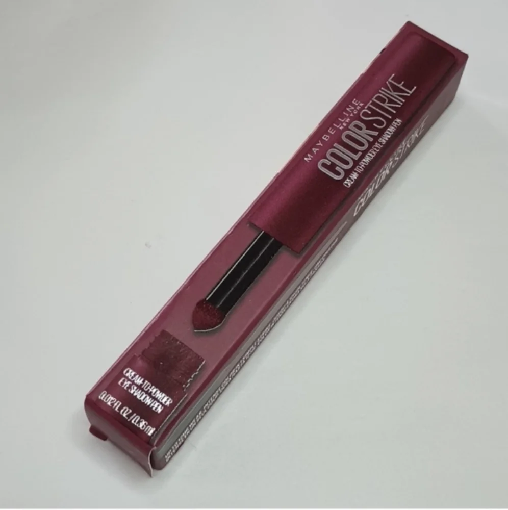 7 x Maybelline Color Strike Eyeshadow 15 Tempt Matte Cream to Powder
